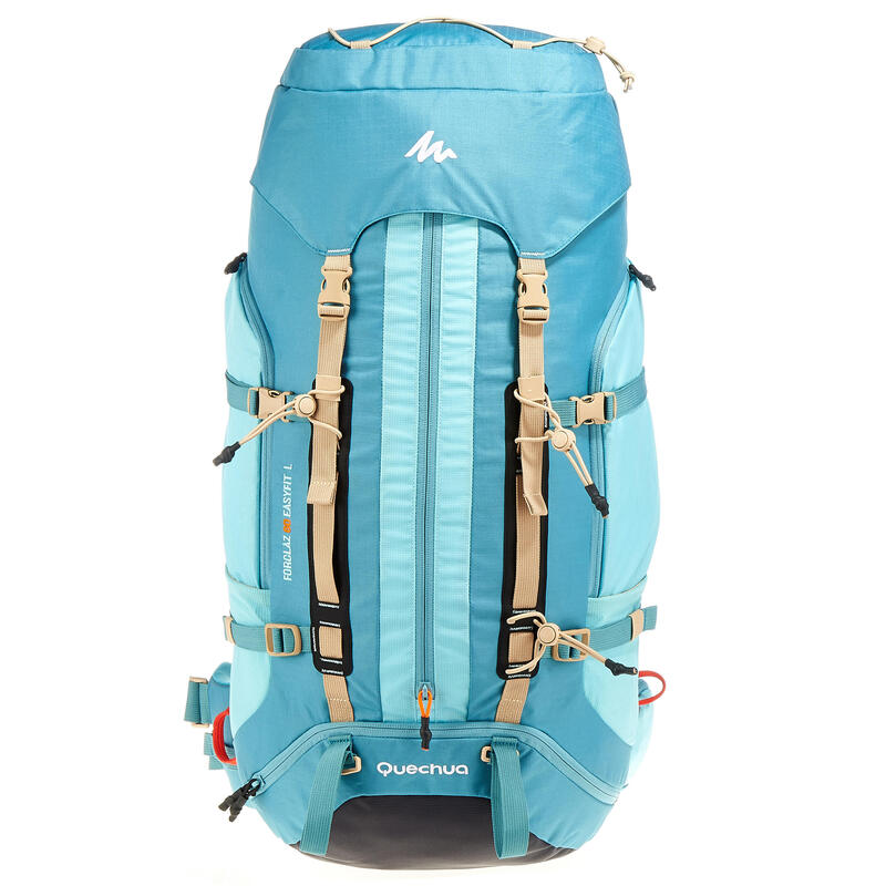 Sac à dos Trekking montagne 60 L EASYFIT femme Bleu