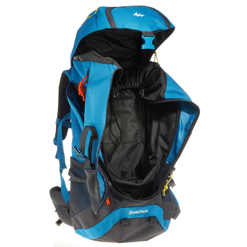 Sac à dos Trekking Forclaz 60 litres bleu