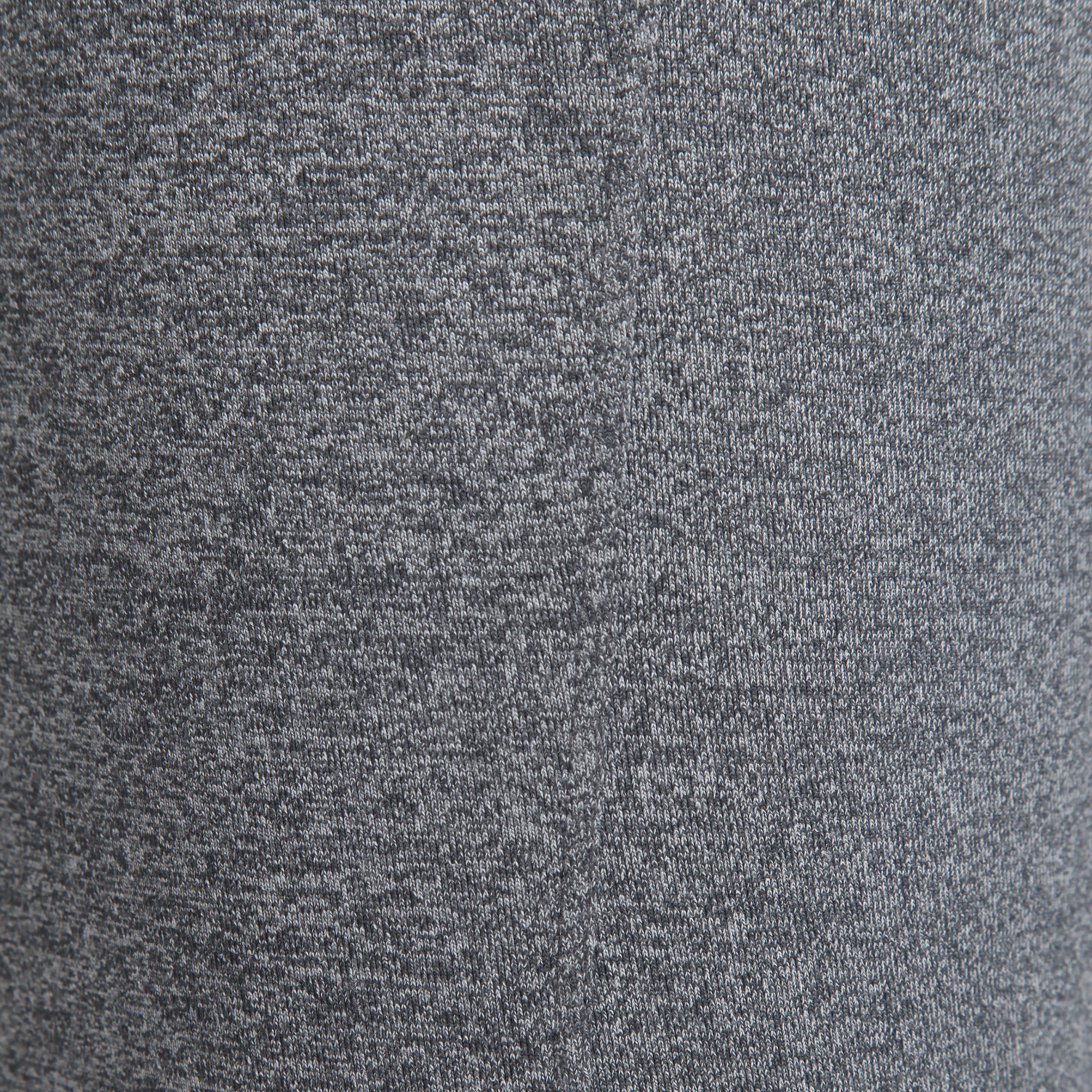 Breathe Women's Fitness 7/8 Leggings - Mott Grey, Two-colour Contrast Waistband 9/12