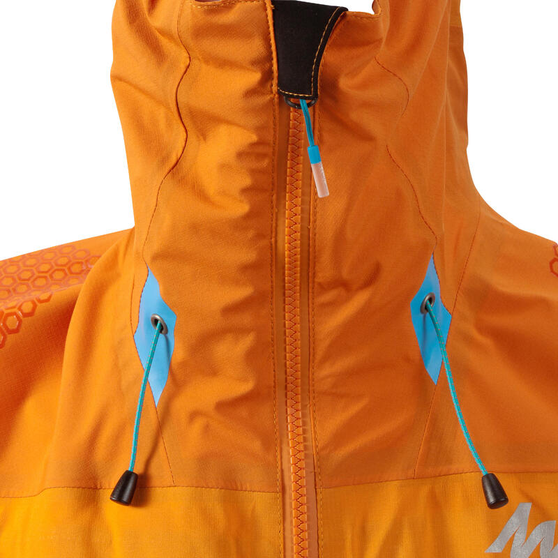 Veste pluie imperméable randonnée montagne homme Forclaz 900 Orange