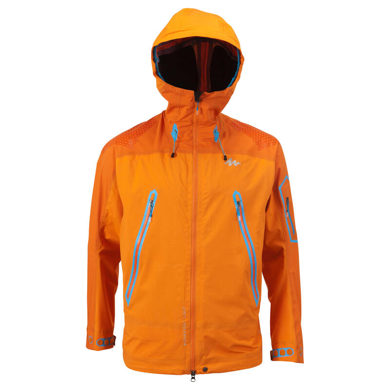 Veste pluie imperméable randonnée montagne homme Forclaz 900 Orange