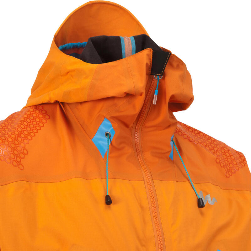 Veste pluie imperméable randonnée montagne homme Forclaz 900 Orange