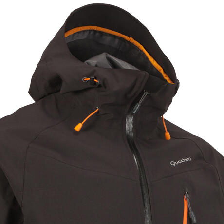 Veste pluie imperméable randonnée homme Forclaz 400 Noir ...
