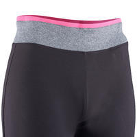 Breathe Women's Fitness Regular-fit Bottoms - Black with Two-colour Waistband