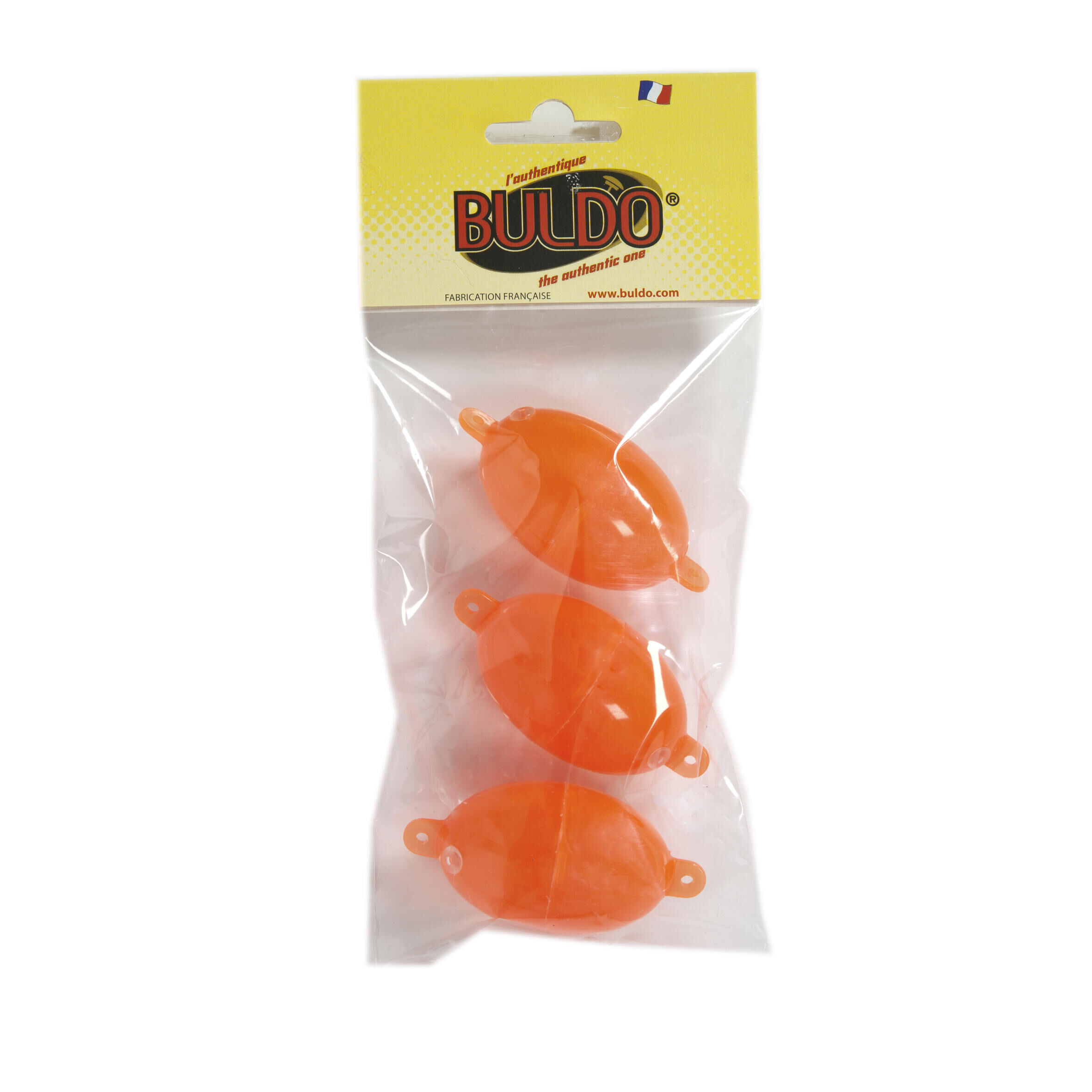 BULDO Oval Buldo N°3 red x3 sea fishing bubble float