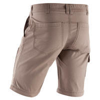 Arpenaz 100 Men's Convertible Hiking Trousers - Beige
