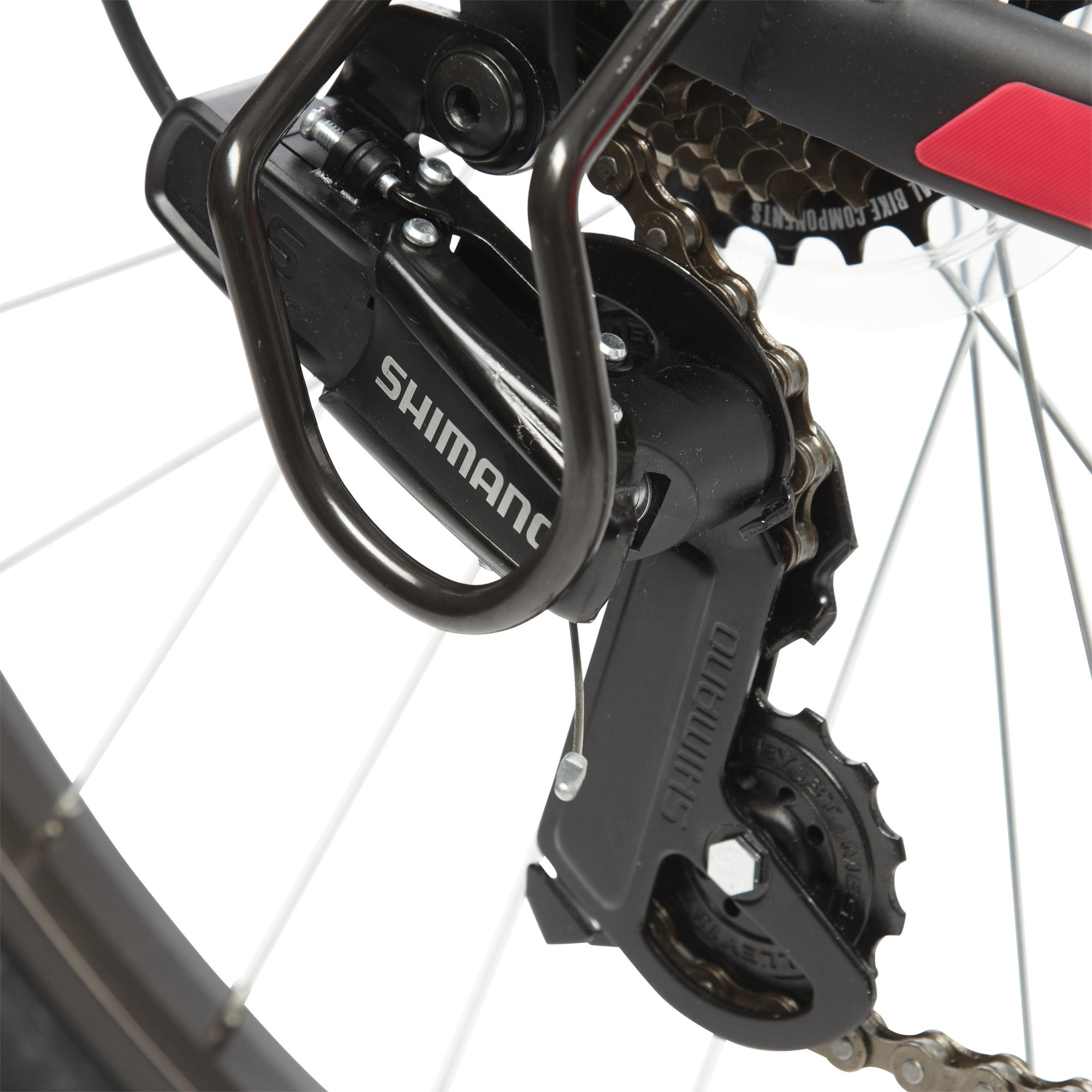 MTB B'TWIN Rockrider 340 zwart/blauw/fuchsia 8/17