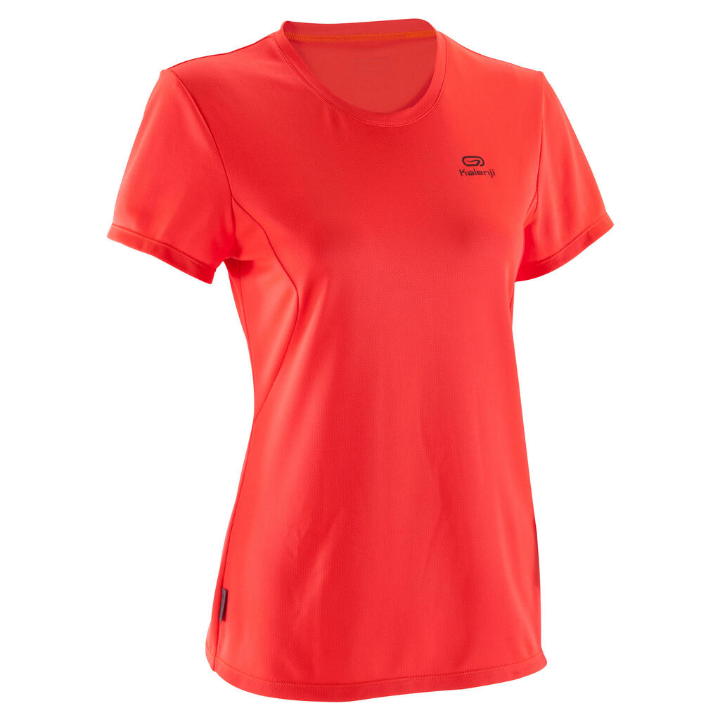 Run Dry Women's Running T-Shirt - Coral 