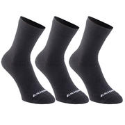 Socks Black - Adult High Tri pack
