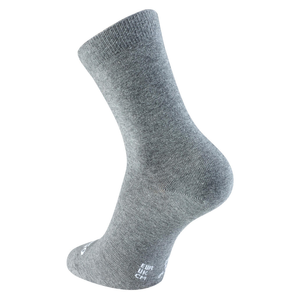 RS 160 Adult High Sports Socks Tri-Pack - Grey