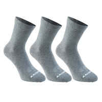 RS 160 Adult High Sports Socks Tri-Pack - Grey