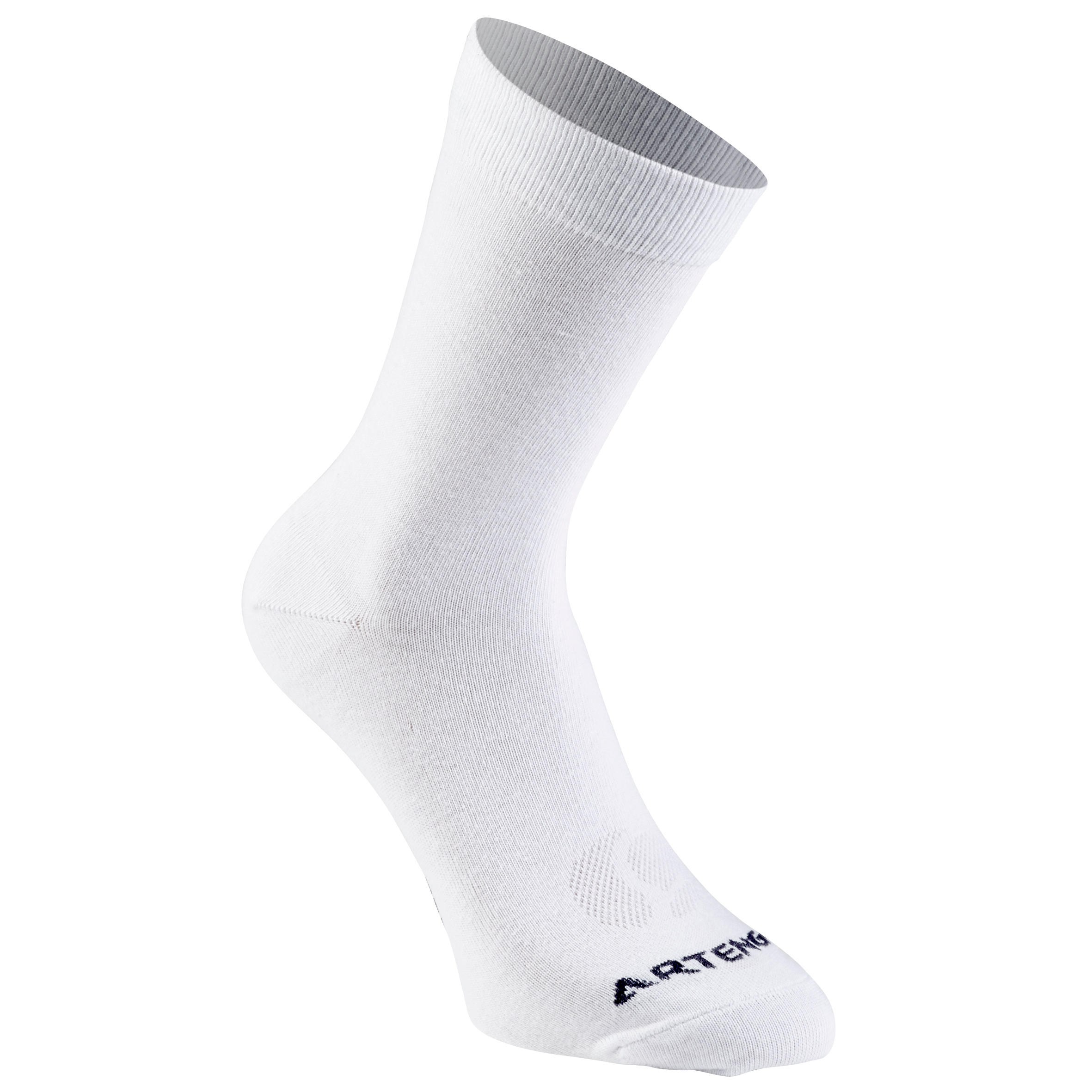 RS 160 Adult High Sports Socks Tri-Pack - White 2/9