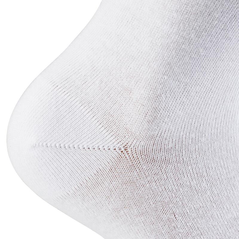 CHAUSSETTES DE SPORT HAUTES ADULTE ARTENGO RS 160 BLANC LOT DE 3