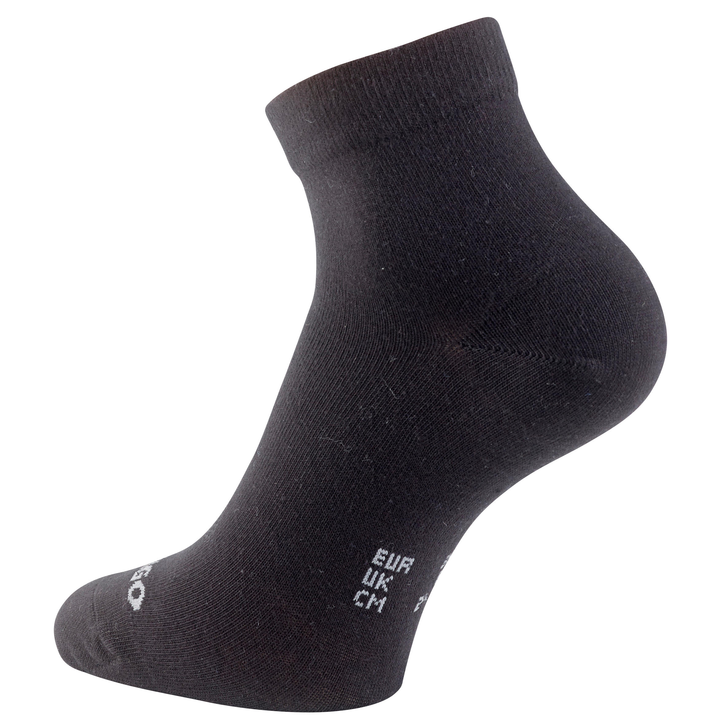 RS 160 Adult Mid Sports Socks Tri-Pack - Black 11/12