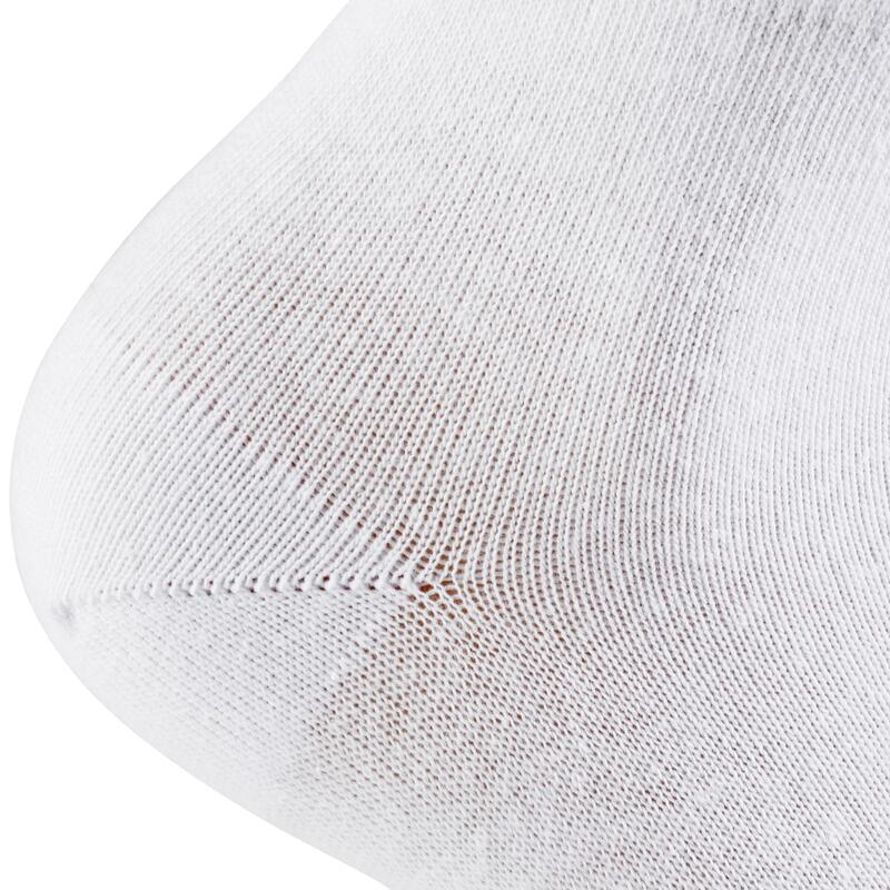 CHAUSSETTES DE SPORT ADULTE MID ARTENGO RS 160 BLANC LOT DE 3