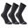 RS800 Adult High Sports Socks 3-pack - Black