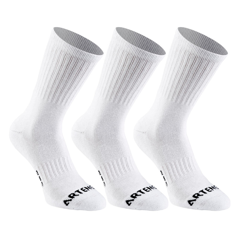 Tennissocken High 3er-Pack - RS 500 schwarz