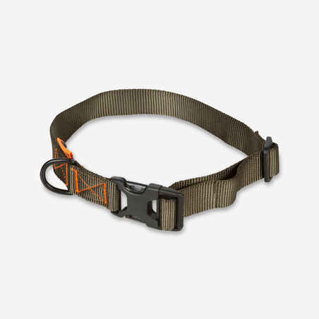 Dog collar 100 khaki