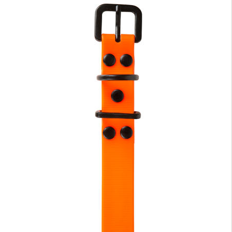Fluorescentno narandžasta ogrlica za psa 100