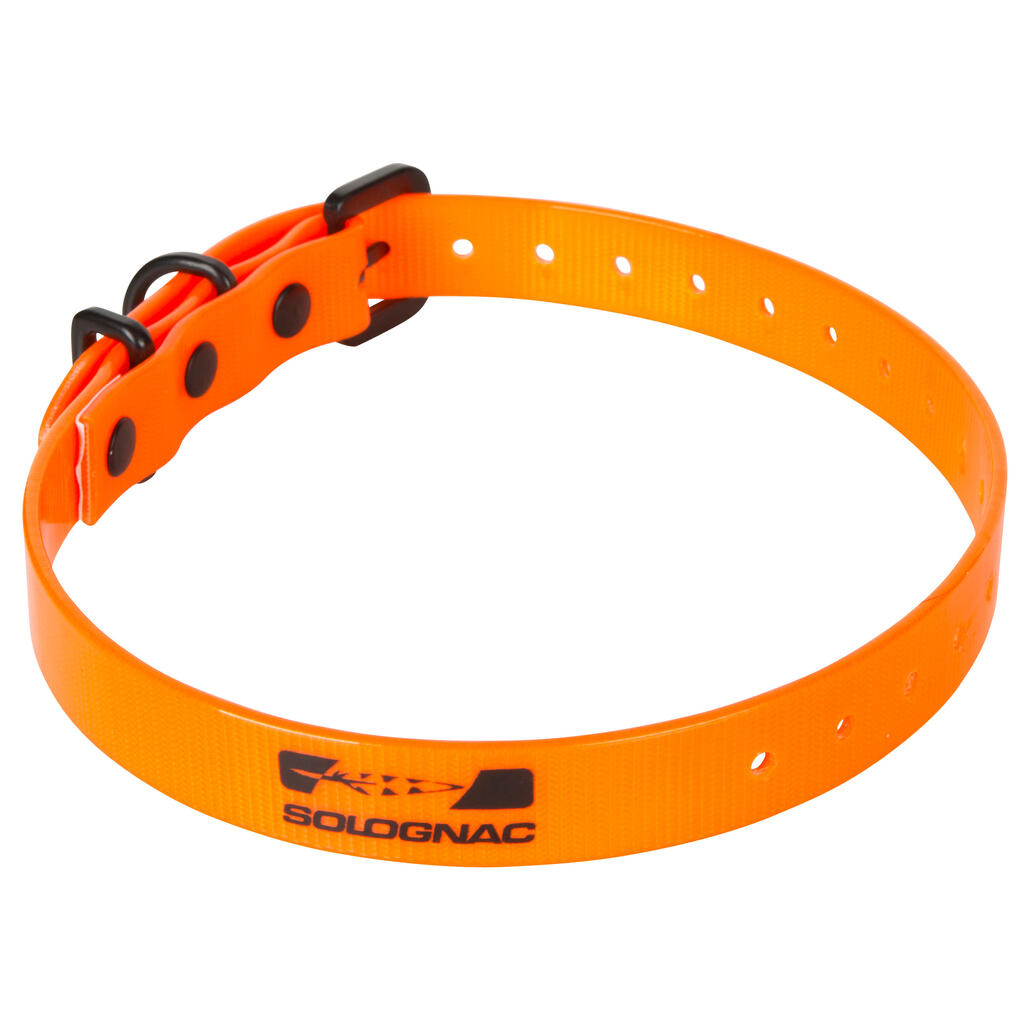 Suņu kakla siksna “500”, fluorescējoša, oranža