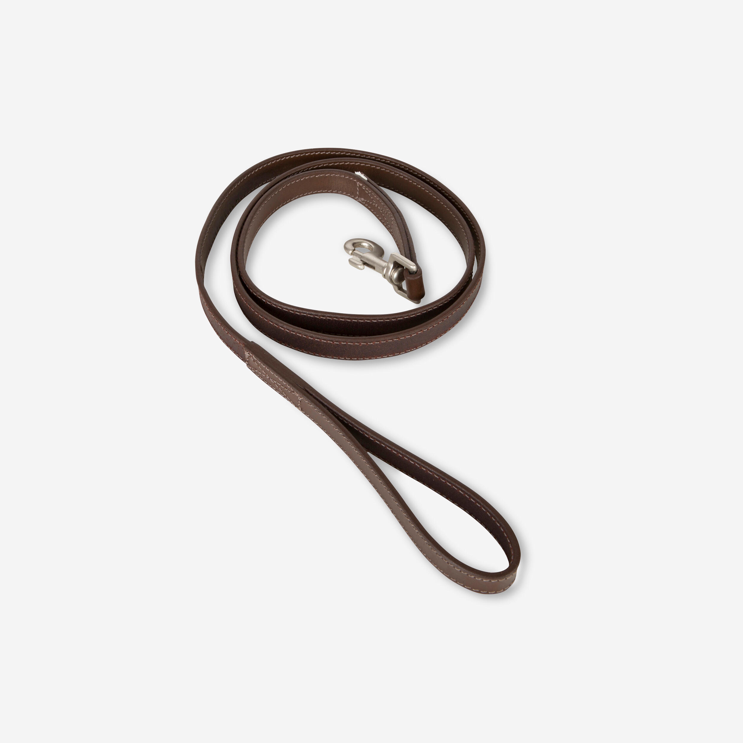 500 leather dog leash - SOLOGNAC