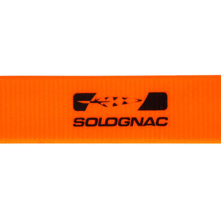 Collier chien Orange fluo 500