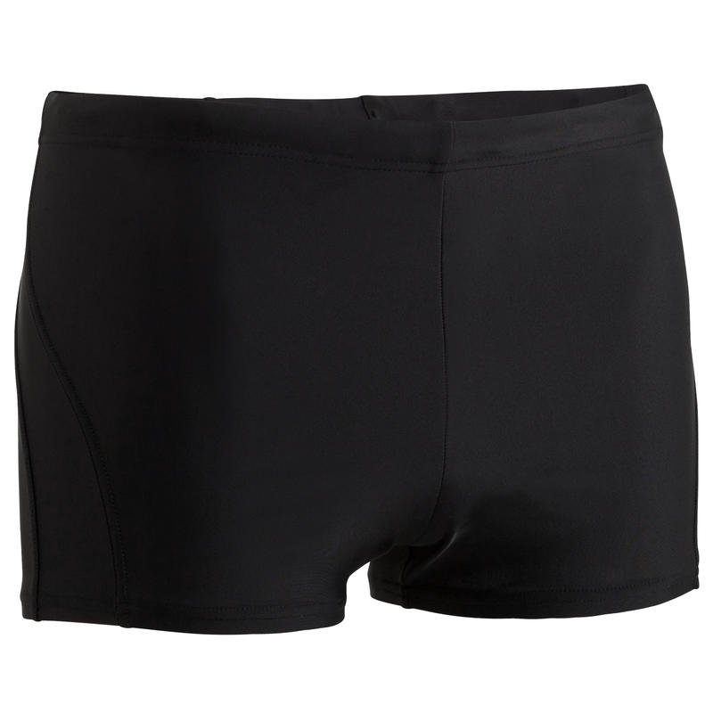 B-ACTIVE PLUS men's swim SHORTS - Black - Decathlon