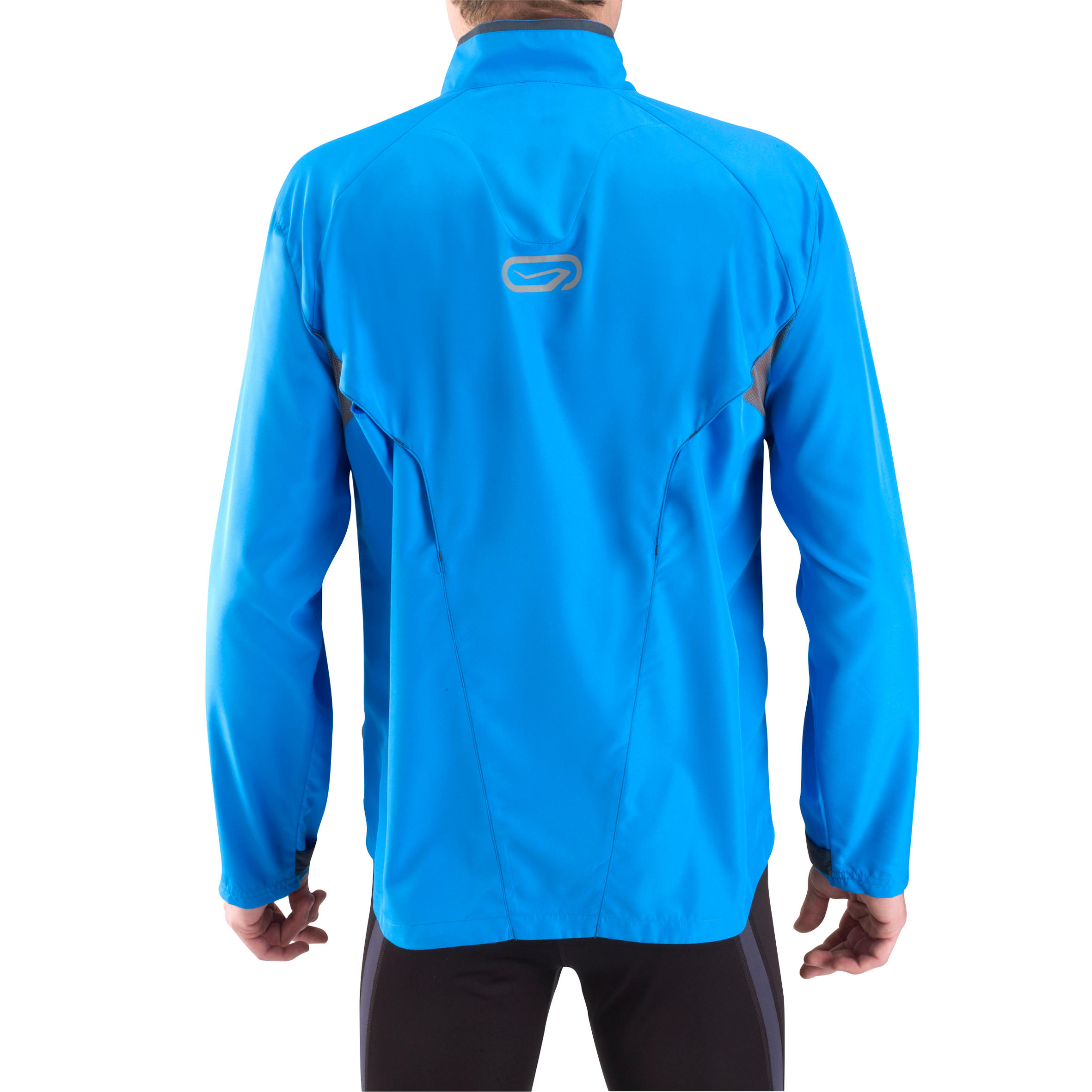 Ekiden Men's Windproof Running Jacket - blue grey