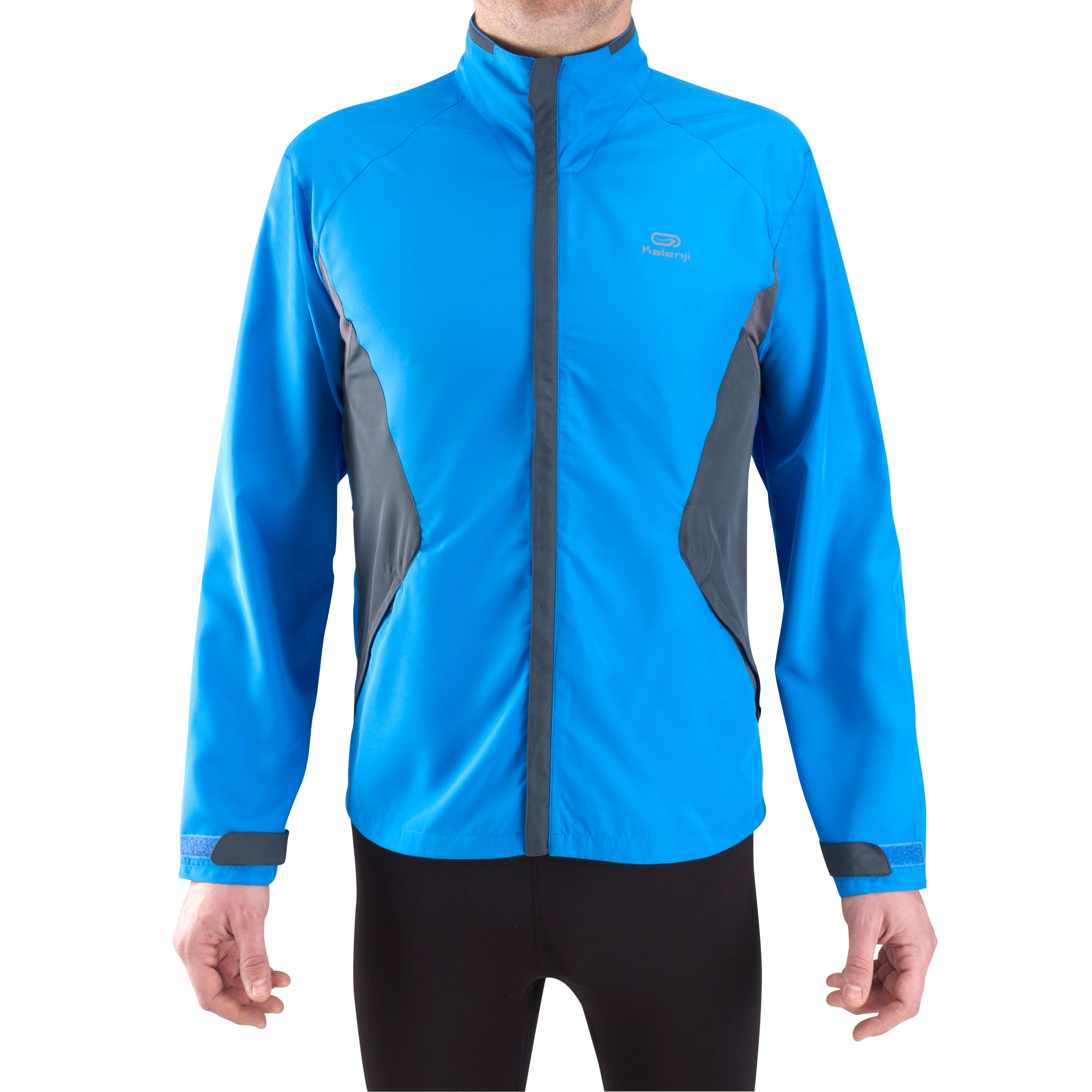 Ekiden Men's Windproof Running Jacket - blue grey