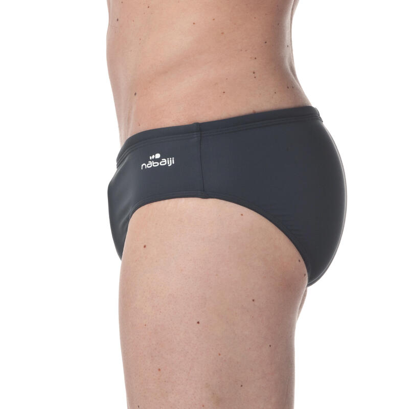 Bañador Hombre natación slip talla grande gris