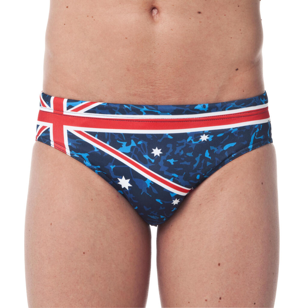 Badehose Wasserball Australien Herren blau