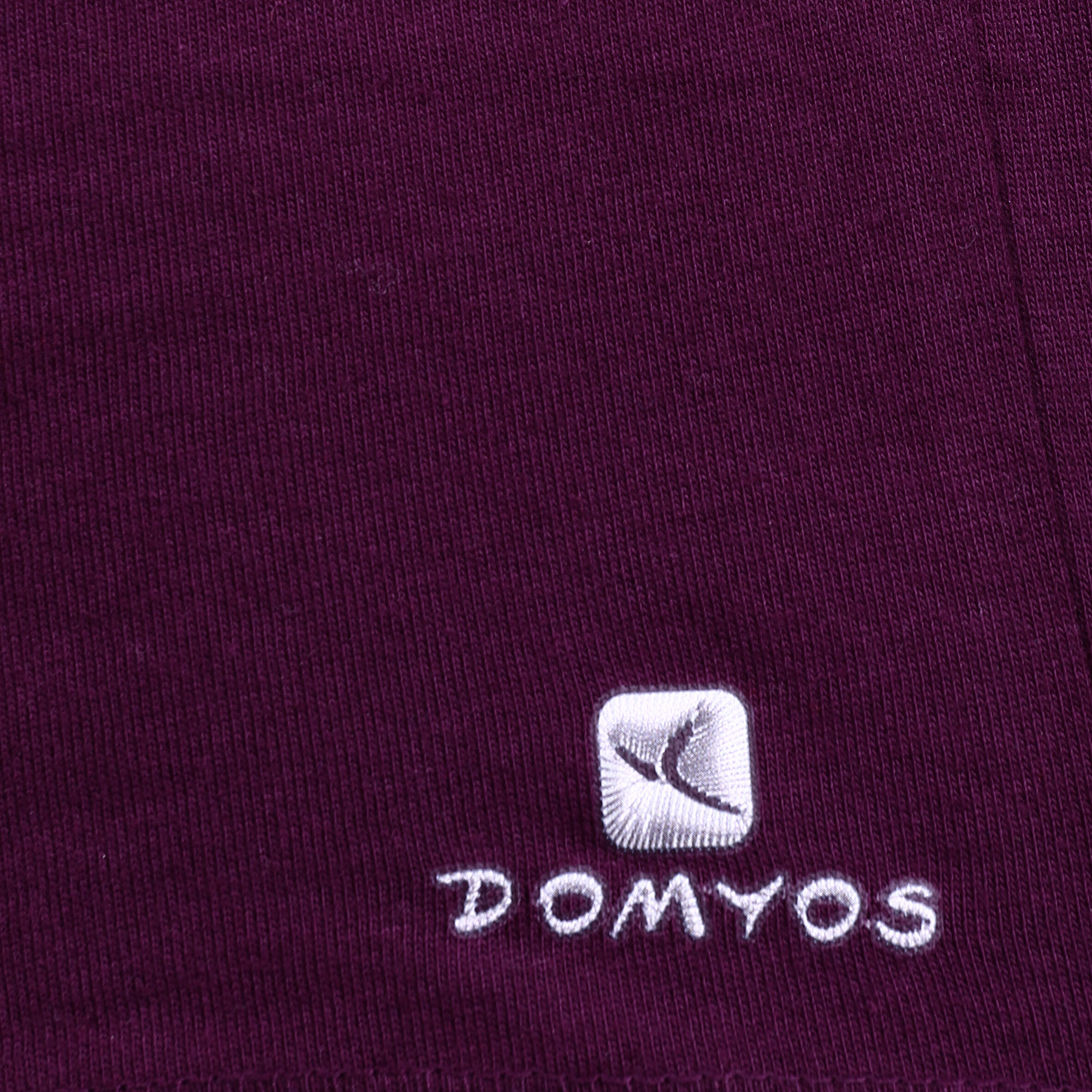 Gentle Gymnastics and Yoga Long-sleeved Organic-cotton T-shirt - Burgundy 9/9