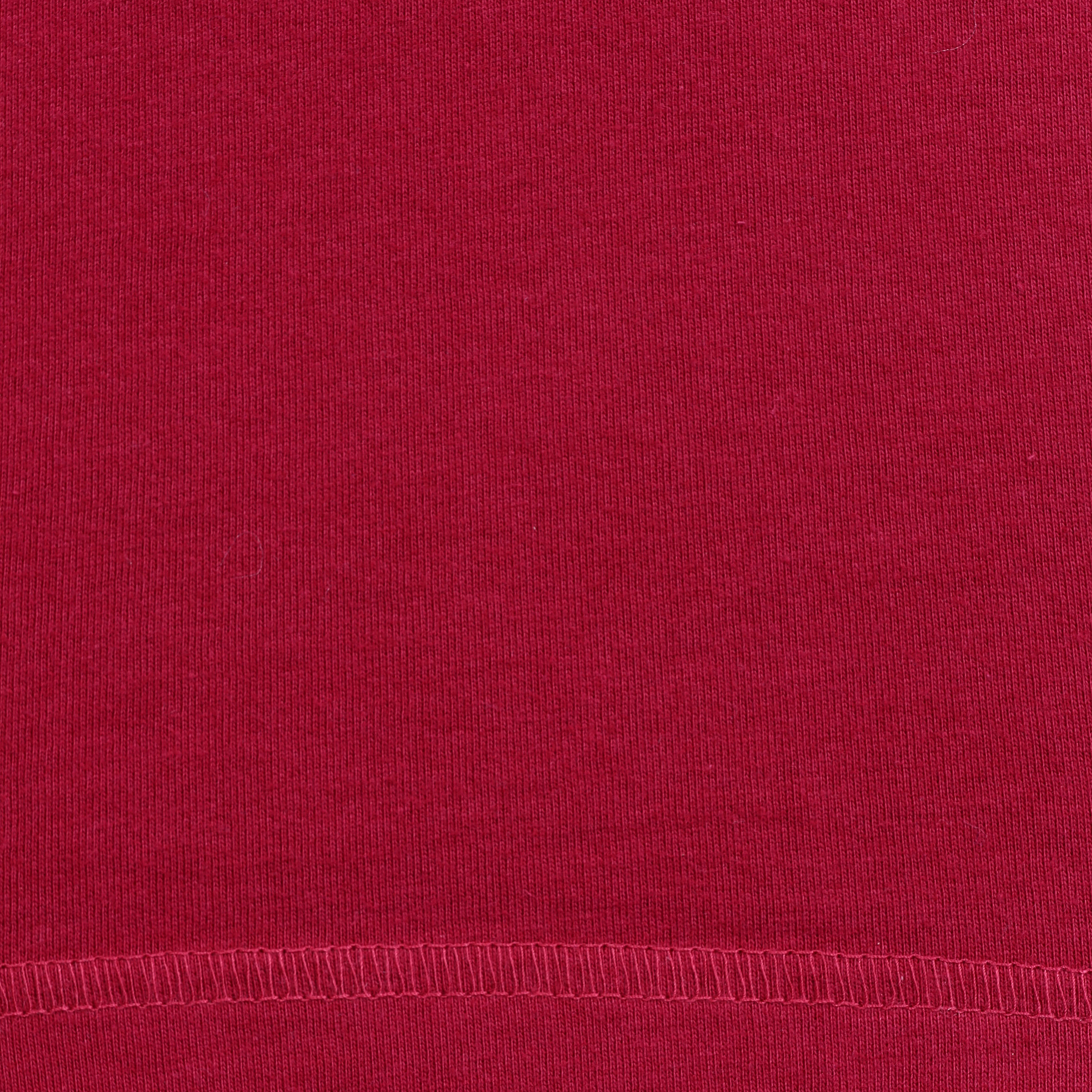 Essential Long-Sleeved Cotton Fitness T-Shirt - Burgundy 8/11