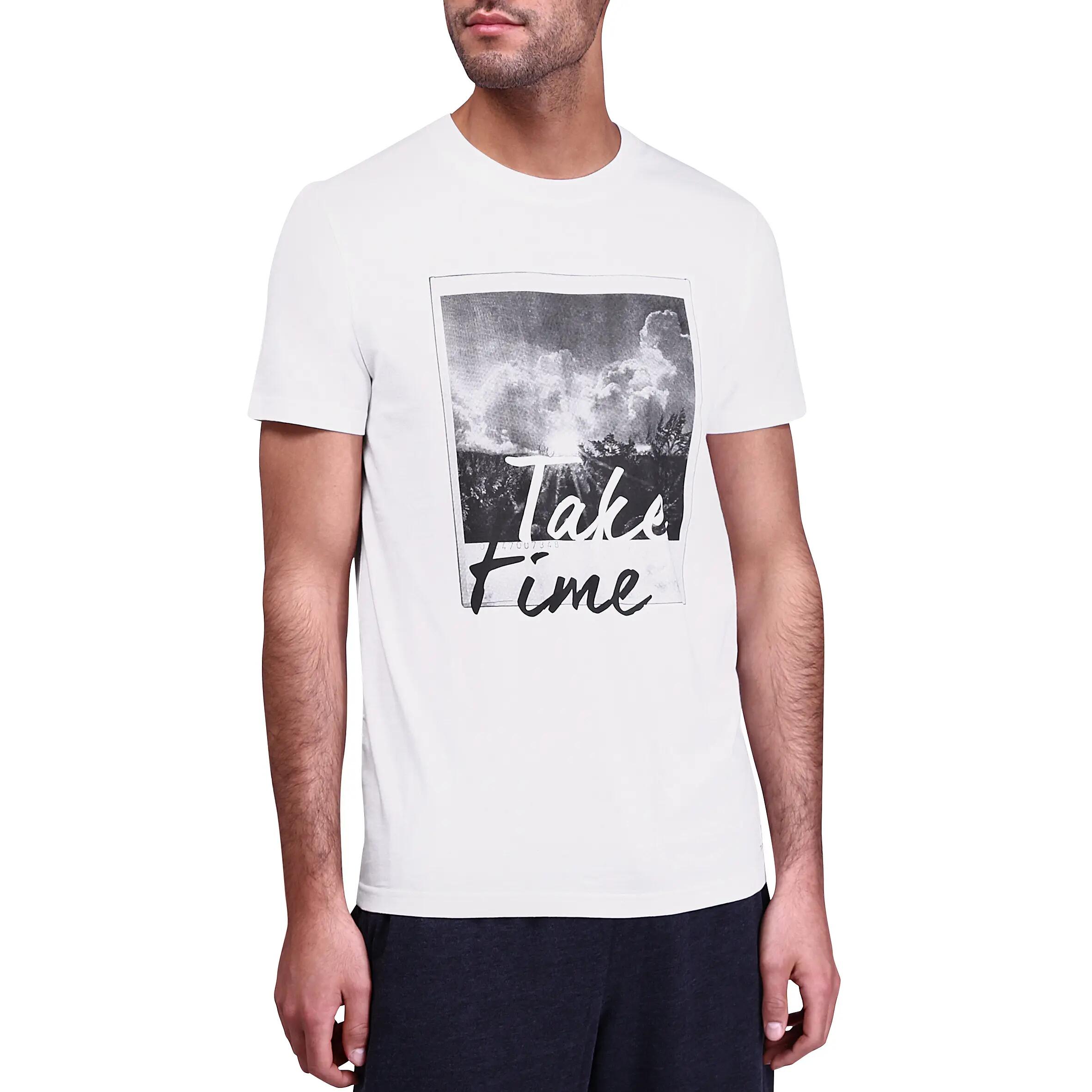 Sportee Gentle Gymnastics, Yoga and Pilates 100% Cotton Print T-Shirt - White 2/10