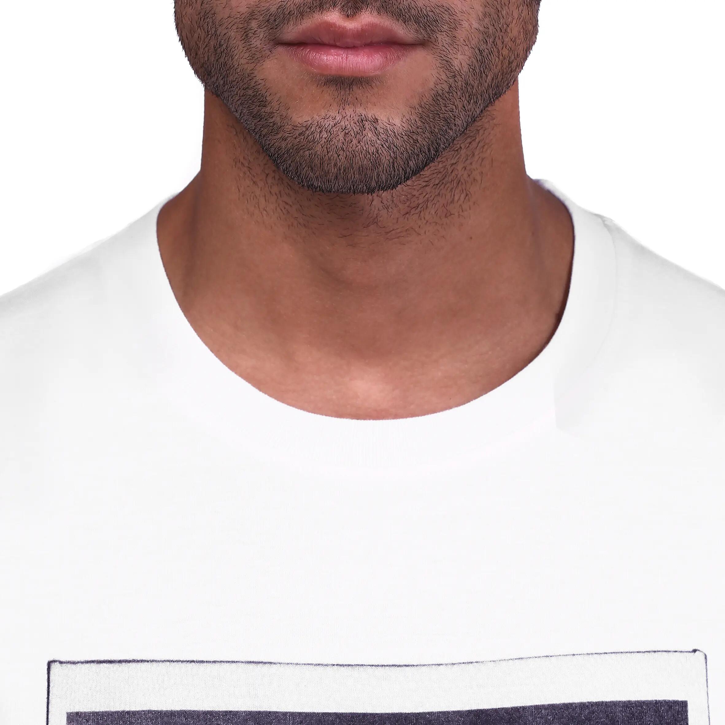 Sportee Gentle Gymnastics, Yoga and Pilates 100% Cotton Print T-Shirt - White 6/10