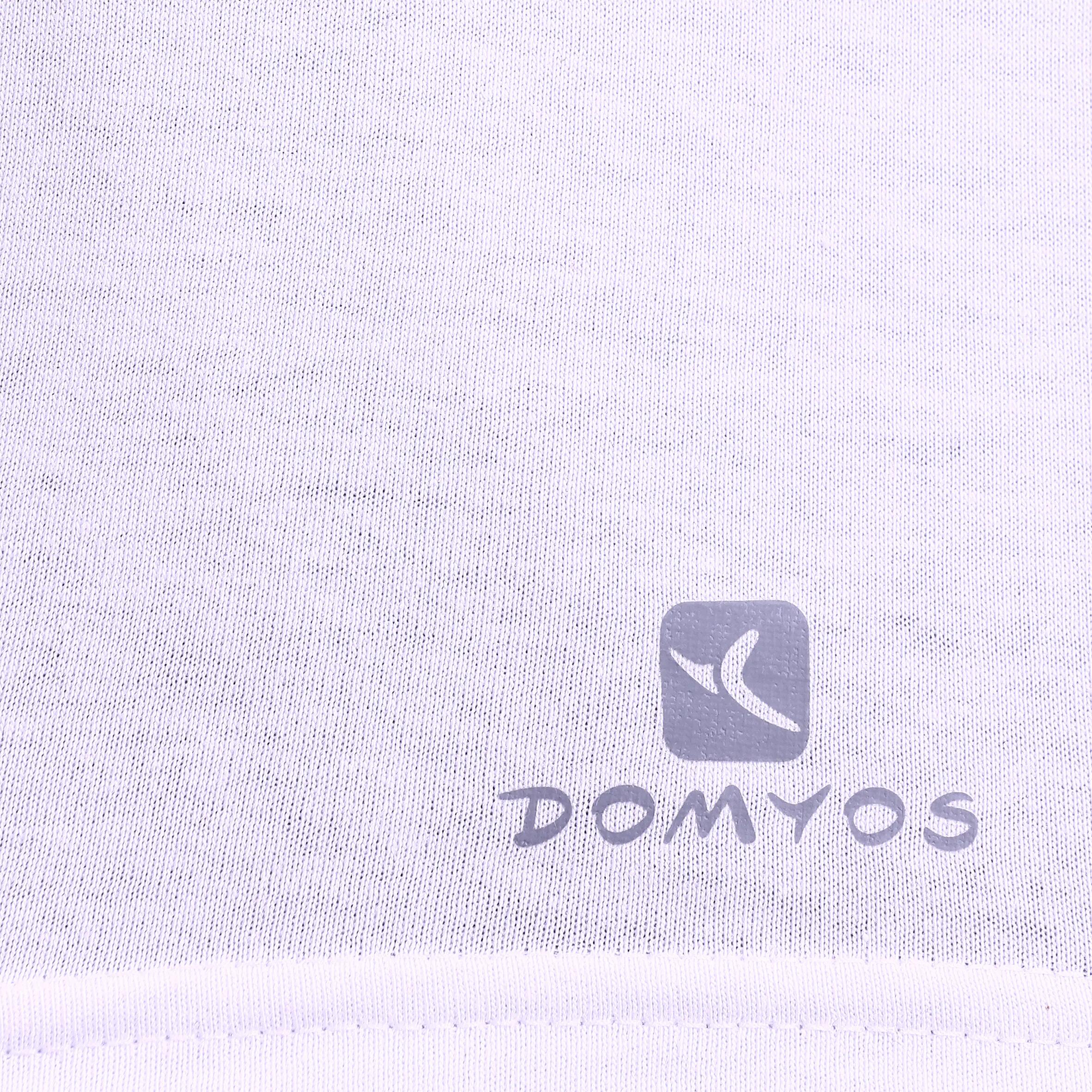 Sportee Gentle Gymnastics, Yoga and Pilates 100% Cotton Print T-Shirt - White 9/10