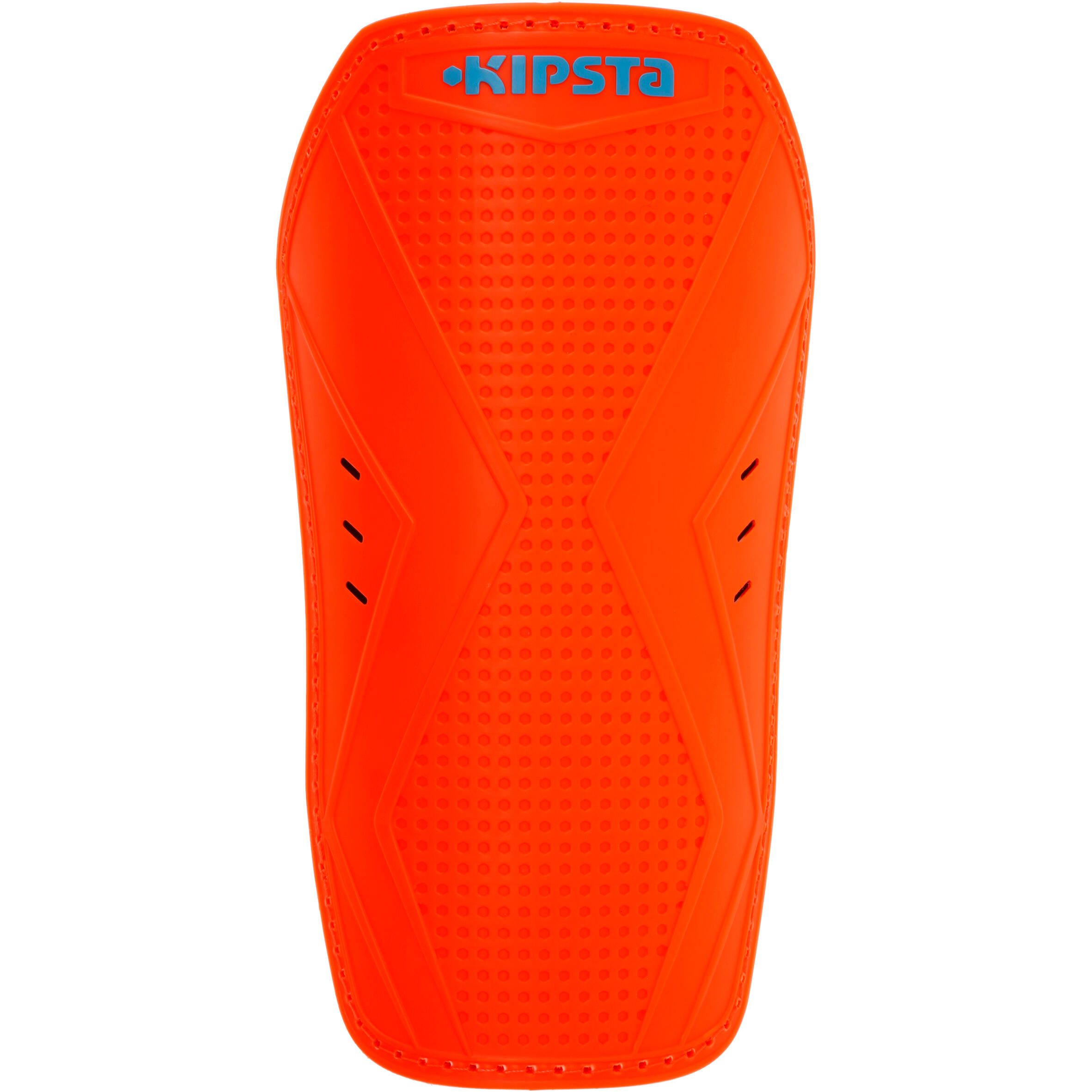 F400 Football Shin Guards - Orange Blue 3/9