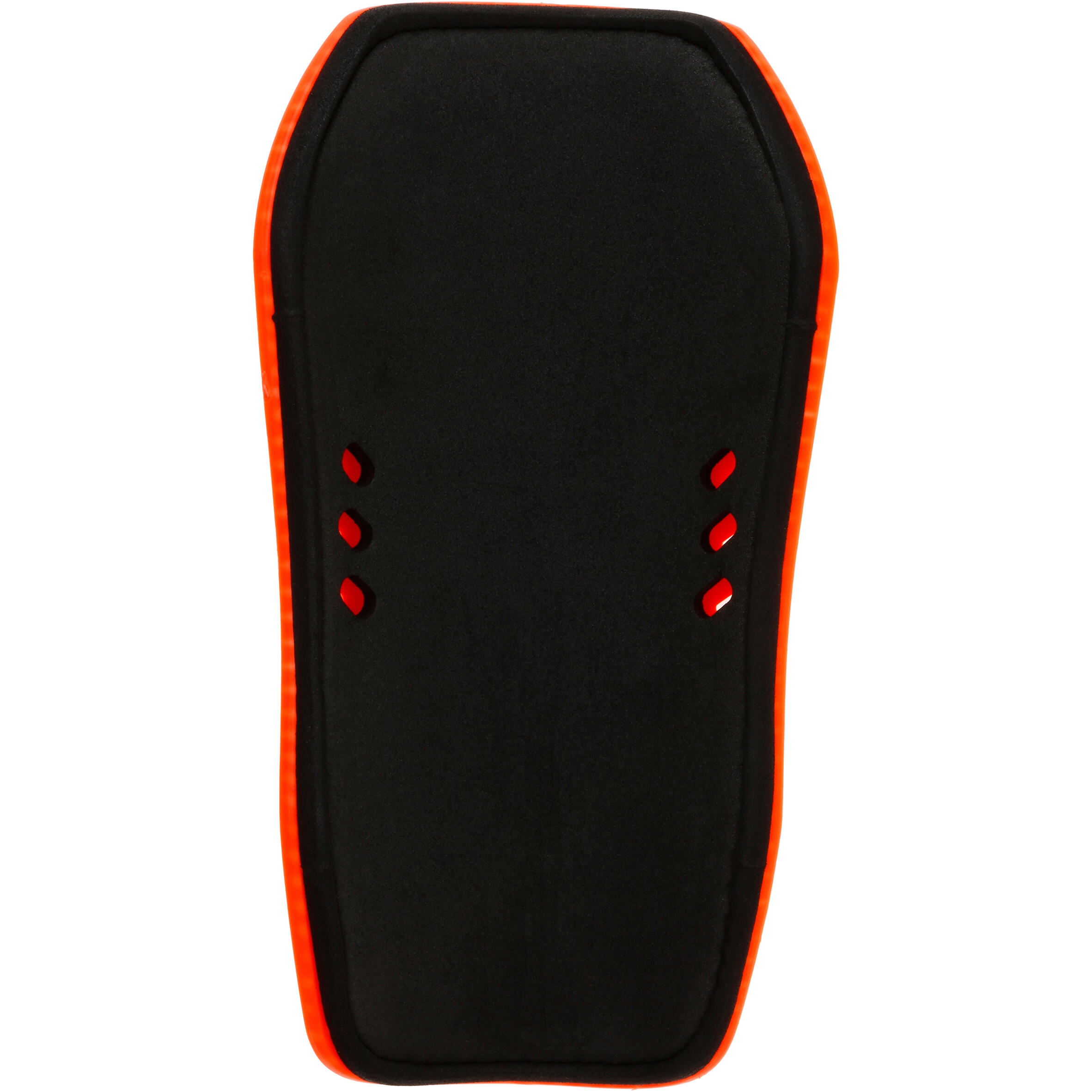 F400 Football Shin Guards - Orange Blue 4/9