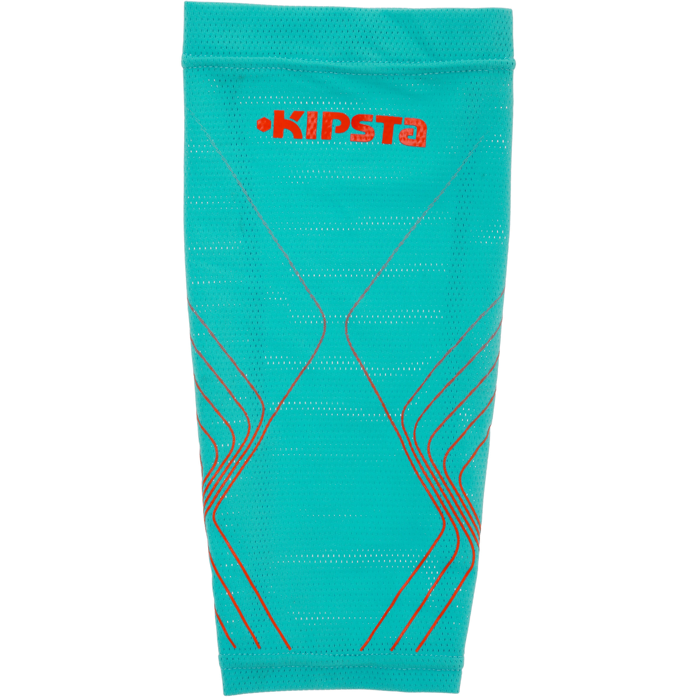 F400 Football Shin Guards - Orange Blue 7/9
