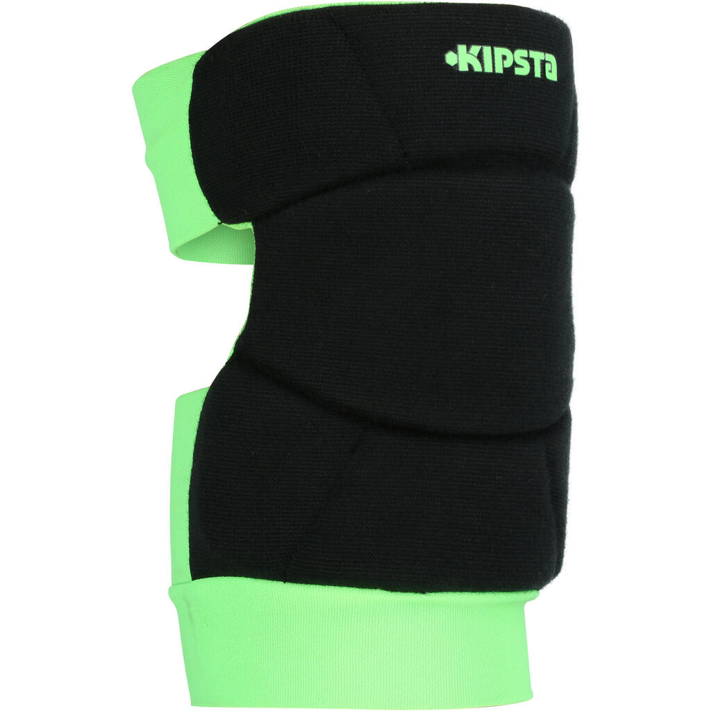 Knieschoner Volleyball V500 schwarz/neongrün