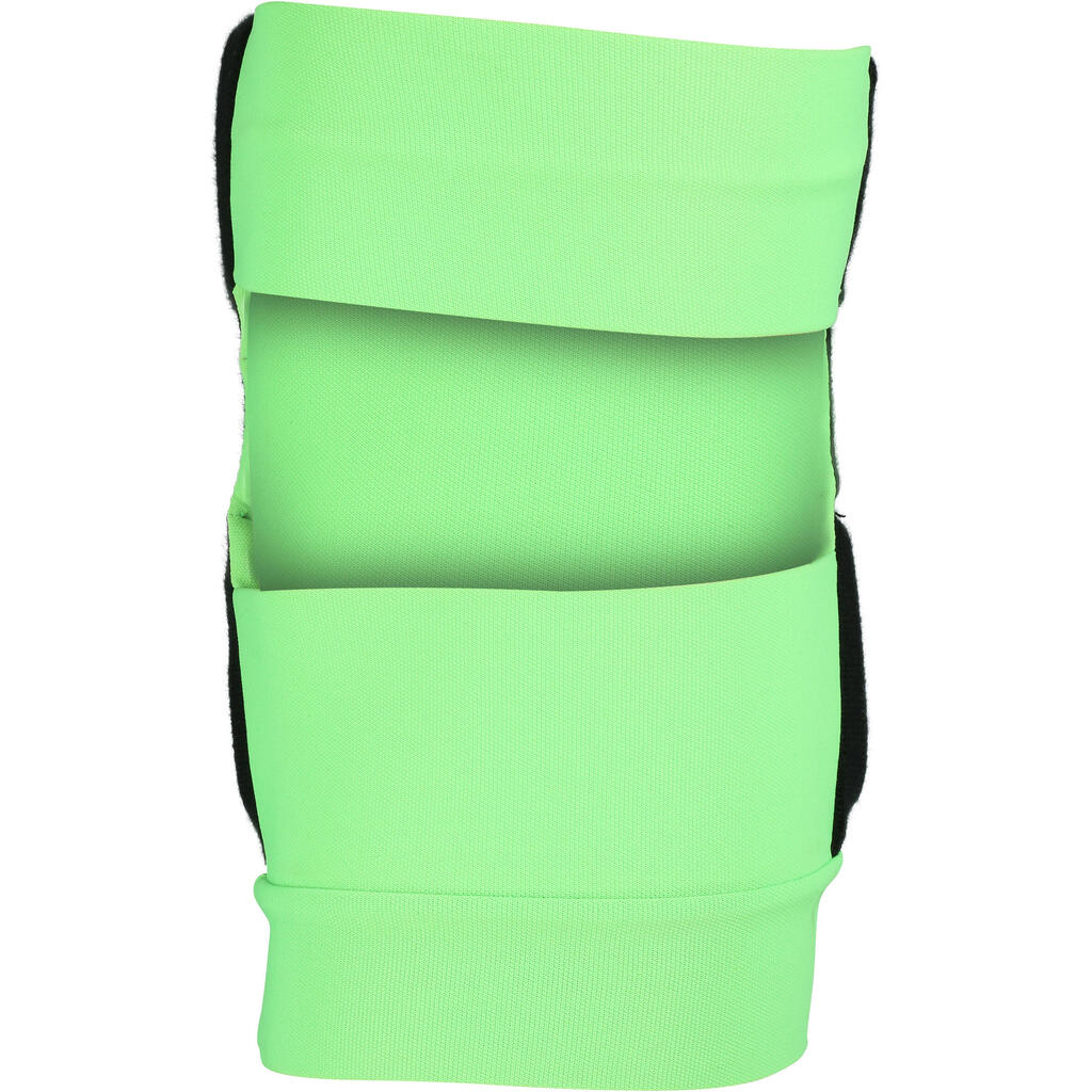 Knieschoner Volleyball V500 schwarz/neongrün
