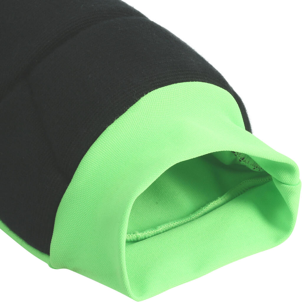 Knieschoner Volleyball V500 schwarz/neongrün