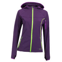 Forclaz 600 Women's Windproof Hiking Jacket Purple