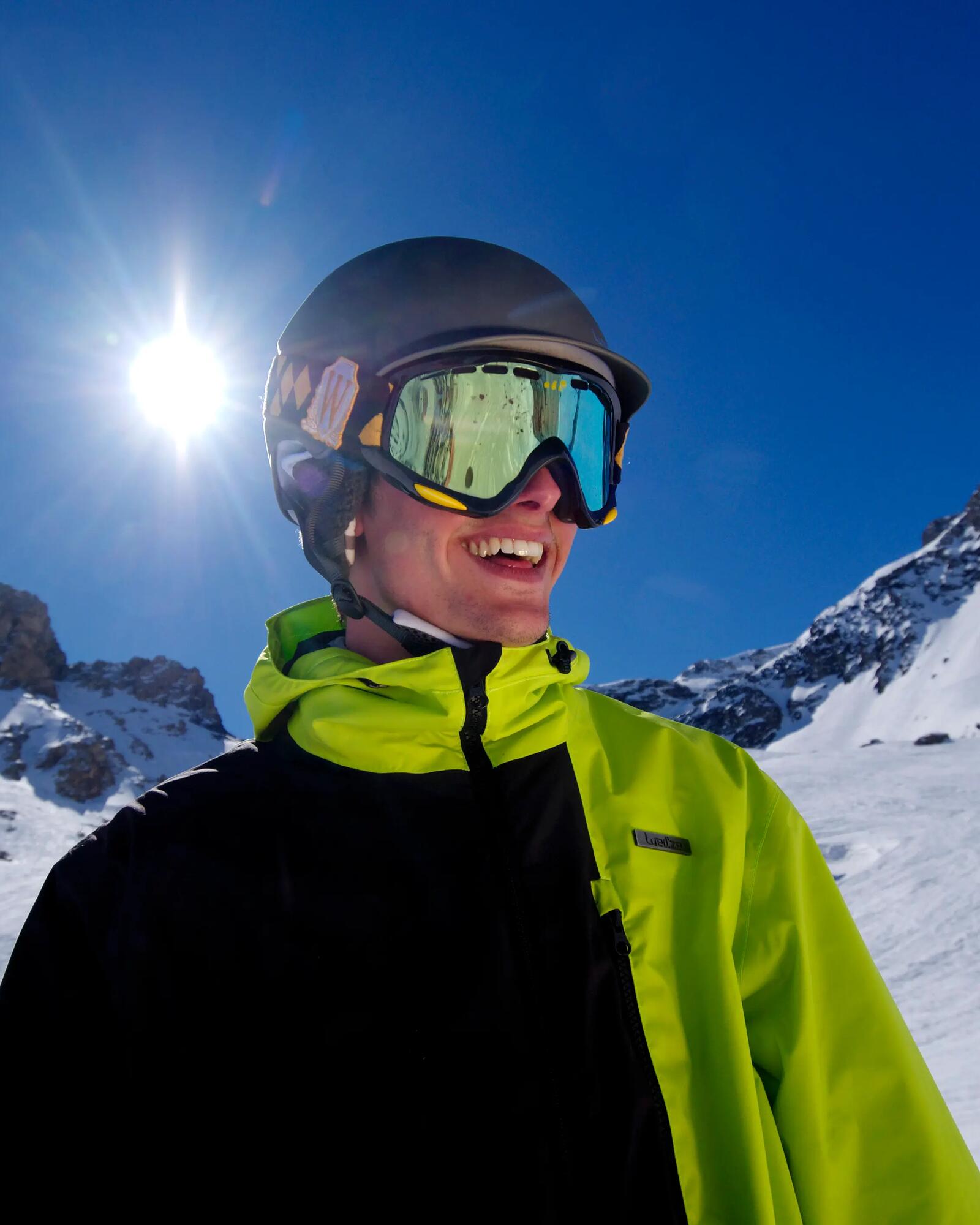 Zonnebrand wintersport