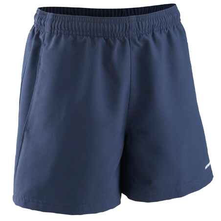 100 Kids' Tennis Shorts - Navy Blue