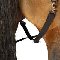 Horse Riding Waterproof Turnout Sheet for Horse & Pony Allweather Light - Brown