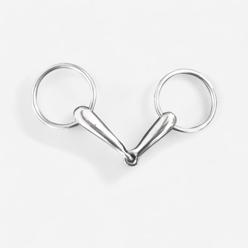 Wassertrense einfach gebrochen Pony/Pferd Inox