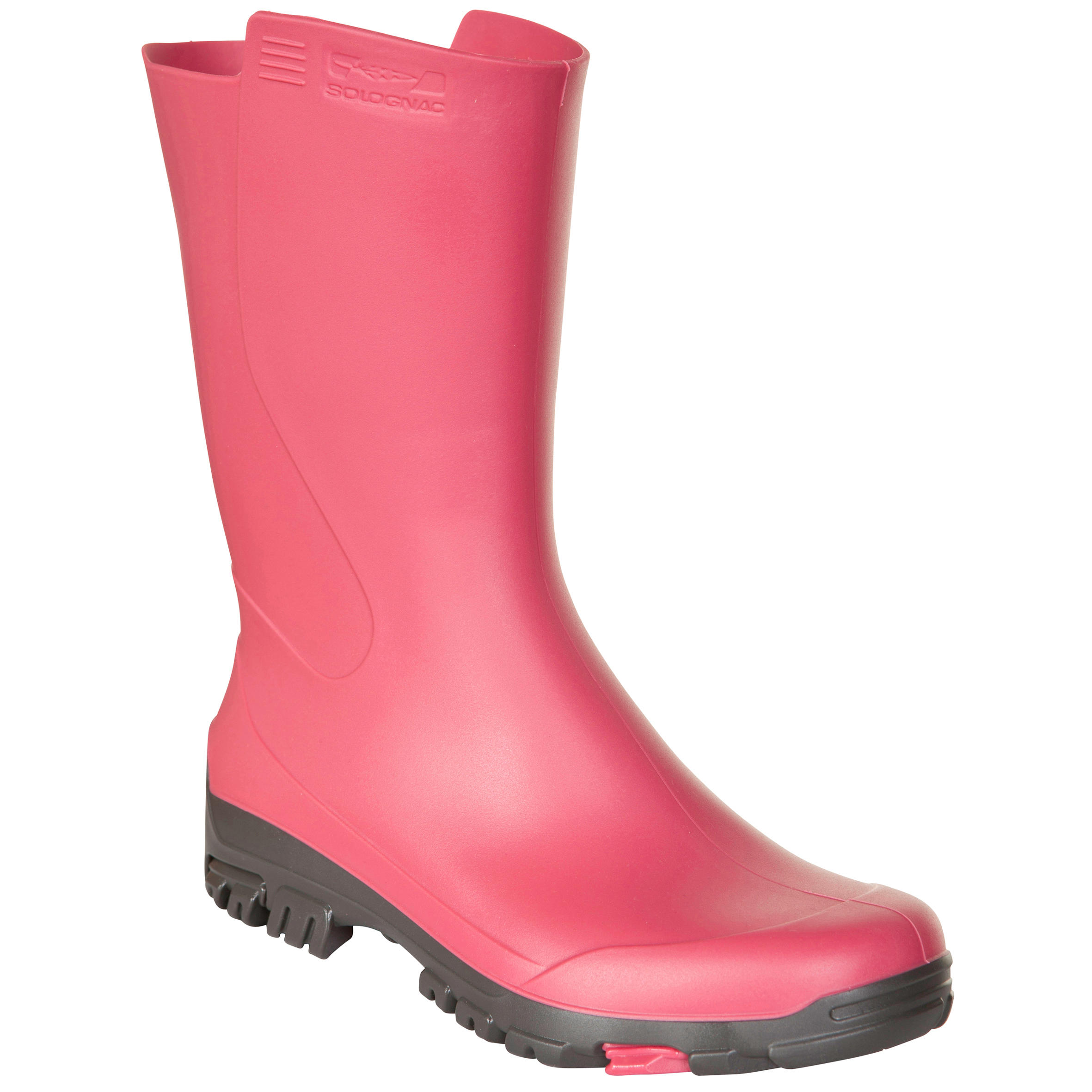 SOLOGNAC Inverness 100 Women's Ankle Boots - Pink