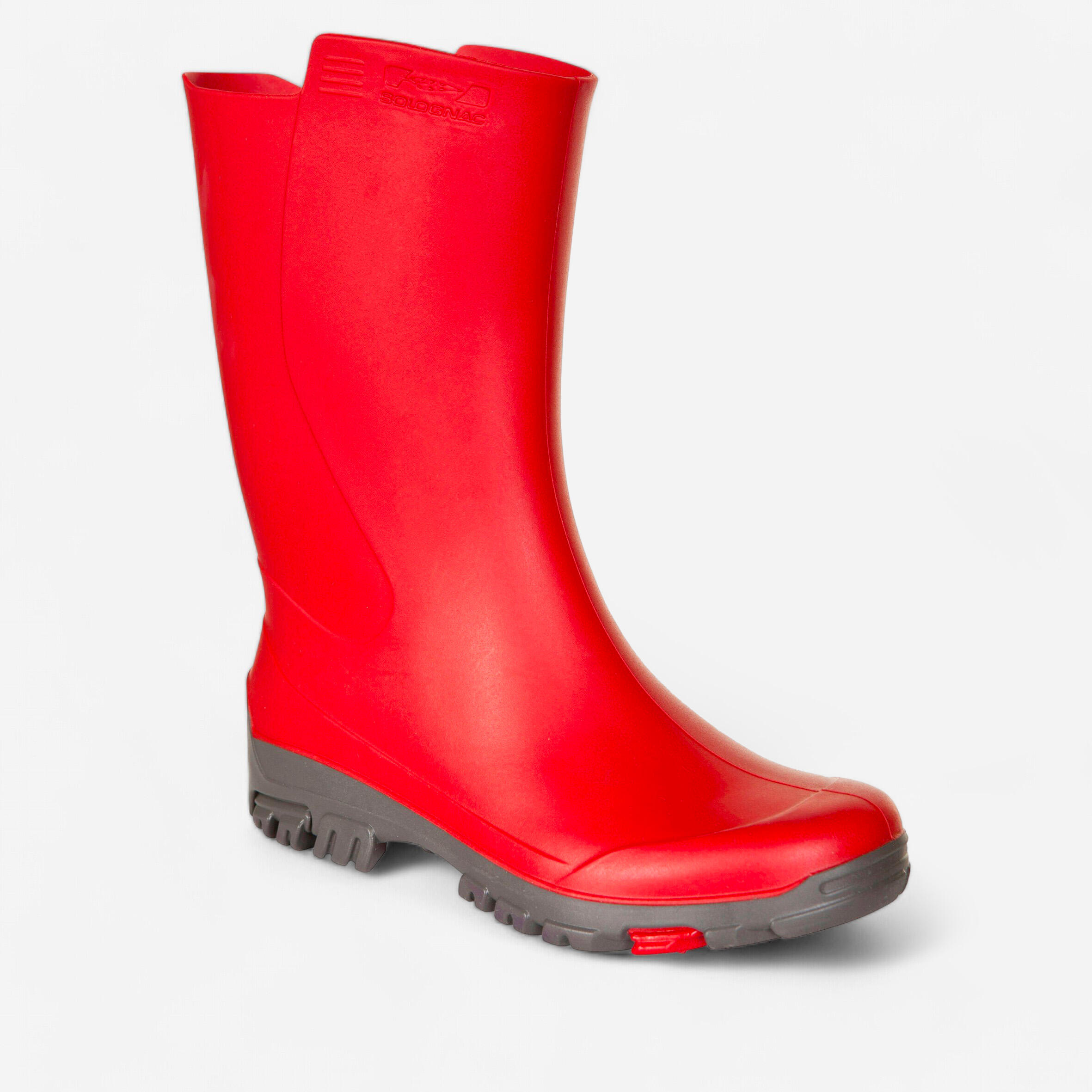 Solognac I100 Women's Short Wellies - Red