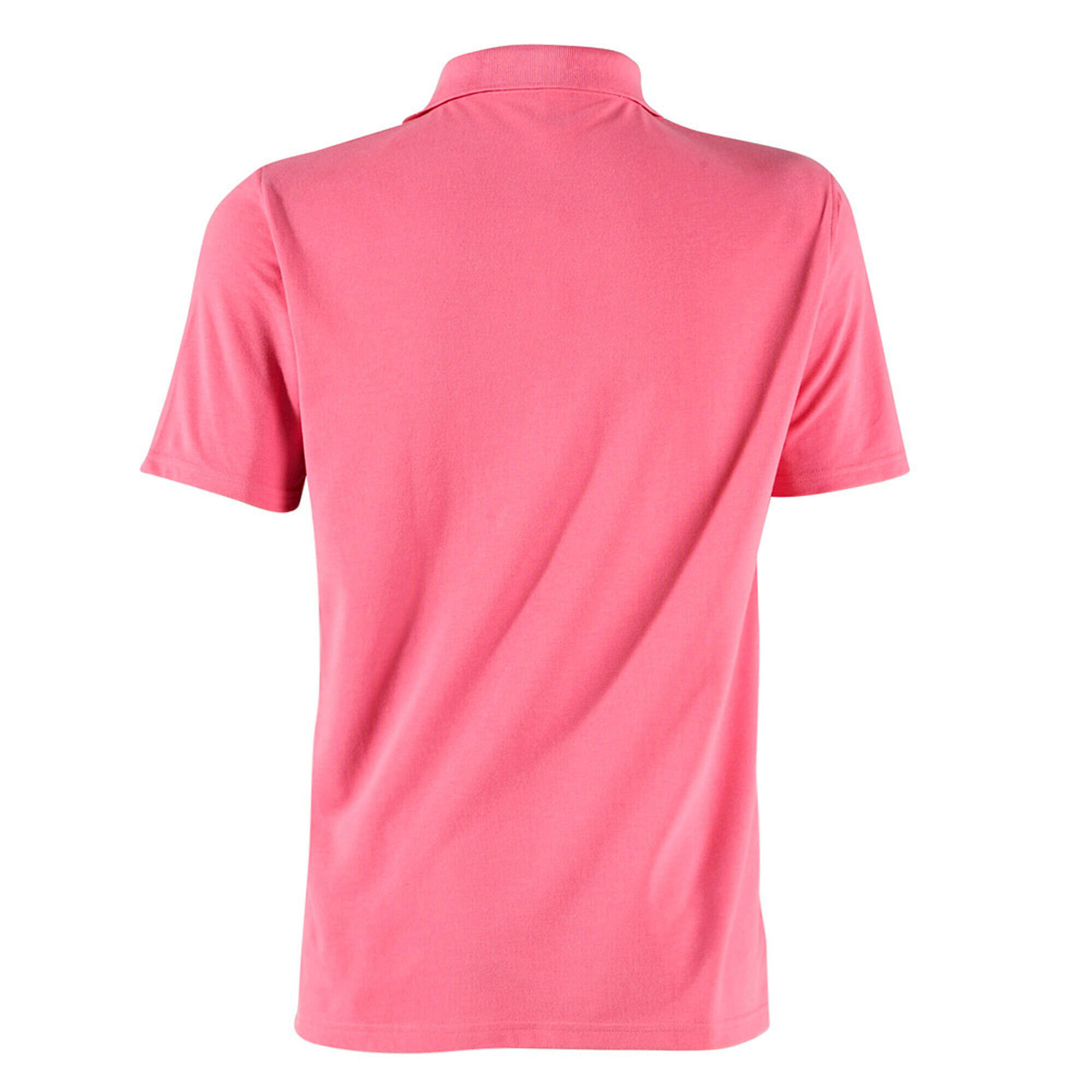 Dark pink INTAC'TEE polo shirt 4/4